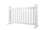 Vinyl Event Fence - Flat Top