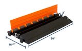 2” x 2” Cable Protector | Two-Channel