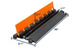 1.25” Cable Protector | Two Channels