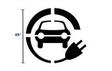 Electric Vehicle Charging Station | Marking Stencil