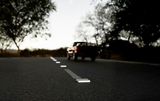 One-Way Road Reflector | White