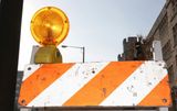Battery Barricade Light | Single Sided | LED