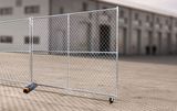 Temporary Fence Wheels | Vehicle Gate