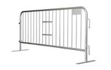 7.5 ft Metal Barricade | Feet Options | Color Options