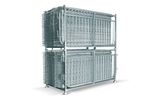 8 ft Metal Barricade Bundle and Storage Rack