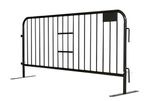 8 ft Metal Barricade | Powder Coated Black