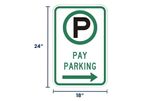 Pay for Parking Sign | Size Options