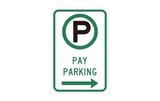 Pay for Parking Sign | Size Options