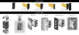 15'L Retractable Double Belt Barrier | Wall Mounted