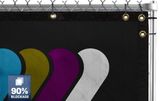 Block 90 Privacy Screen with Logo