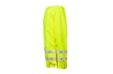 Black Knee Rainwear Safety Pants - Lime