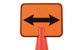 Cone Signs | Double-Sided