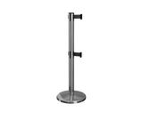 QueueMaster Double Belt Stanchions