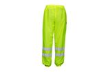 Drawstring Waist Mesh Pants - Lime