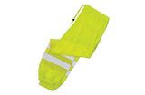 Drawstring Waist Mesh Pants - Lime