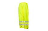 Black Knee Rainwear Safety Pants - Lime
