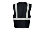 Enhanced Visibility Black Mesh Vest