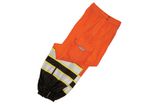 Black Bottom Mesh Pants - Orange & Lime