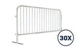 8 ft Metal Barricade Bundle and Storage Rack