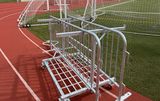 Metal Barricade Cart | Large Wheels