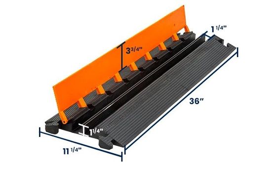 1.25” Cable Protector | Two Channels