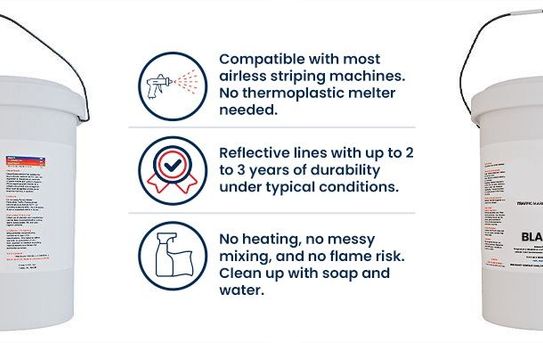 5-Gal Thermoplastic Road Marking Paint