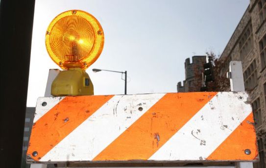 Battery Barricade Light | Single Sided | LED