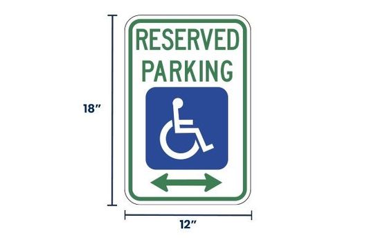 Reserved Parking Sign | R7-8