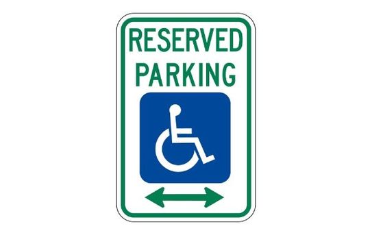 Reserved Parking Sign | R7-8