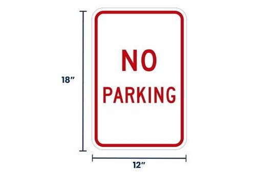 No Parking Sign | R8-3a