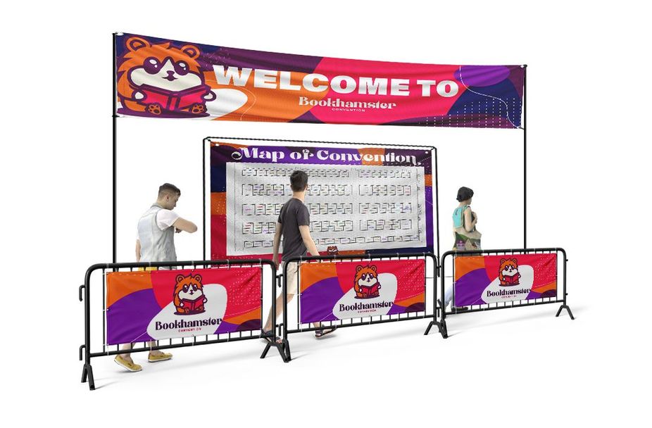Solid Vinyl Stage Banner