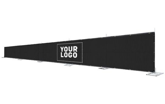 Block 90 Privacy Screen with Logo