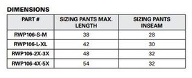 Black Bottom Rainwear Safety Pants  - Orange & Lime