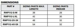 Black Knee Rainwear Safety Pants - Lime