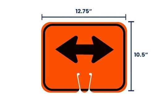 Cone Signs | Double-Sided