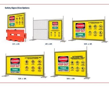Construction Safety Signs | Stock