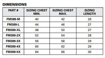 Flame Resistant Breathable Mesh Vest