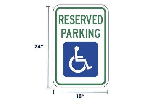 Handicap Parking Sign | R7-8D