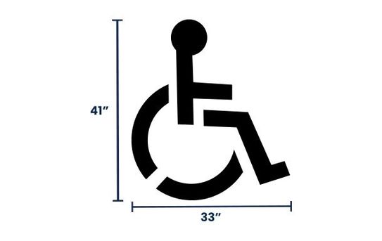 Handicap Symbol | Marking Stencil