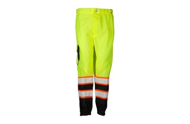 Black Bottom Mesh Pants - Orange & Lime