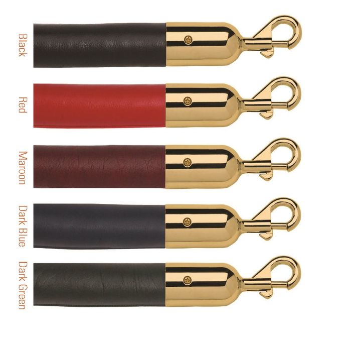 1.5" Naugahyde Rope w/ Slide Snap Ends