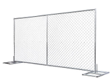 6' x 12' Inline Chain link Temp Fence Panel | Truckload Bundle