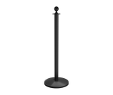 black-ball-top-stanchion-post-sloped-base