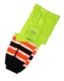 Ultimate Reflective Mesh Safety Pants - Orange & Lime