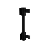 7.5'L Retractable Double Belt Barrier | Wall Mounted