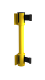10'L Retractable Double Belt Barrier | Wall Mounted
