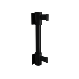 15'L Retractable Double Belt Barrier | Wall Mounted