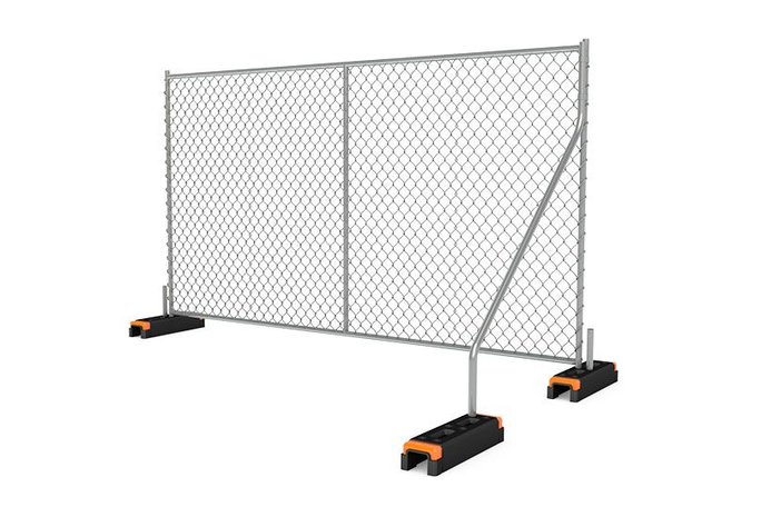 Temporary Fence Brace - Post Only