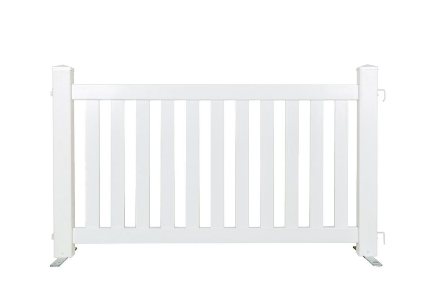 Vinyl Event Fence - Flat Top