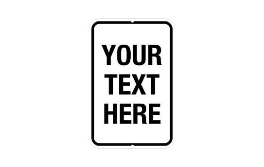 Aluminum Custom Signs | Size Options